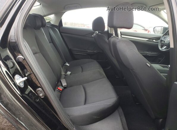 2HGFC2F63LH598224 2020 HONDA CIVIC Черный Вид задних сидений