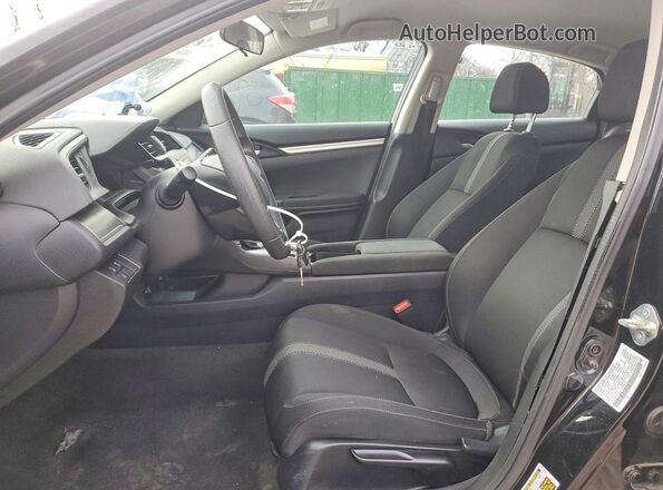 2HGFC2F63LH598224 2020 HONDA CIVIC Черный Вид салона спереди