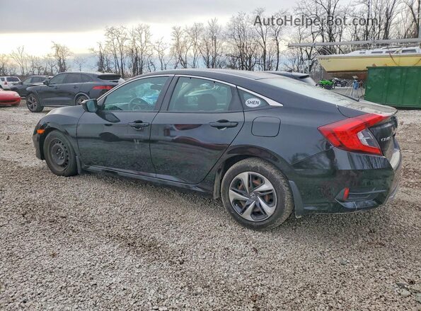 2HGFC2F63LH598224 2020 HONDA CIVIC Черный Задняя левая четверть