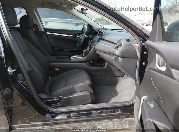 2HGFC2F65KH575400 2019 HONDA CIVIC Black Вид салону спереду