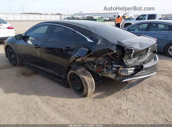 2HGFC2F65KH575400 2019 HONDA CIVIC Black Задня ліва чверть