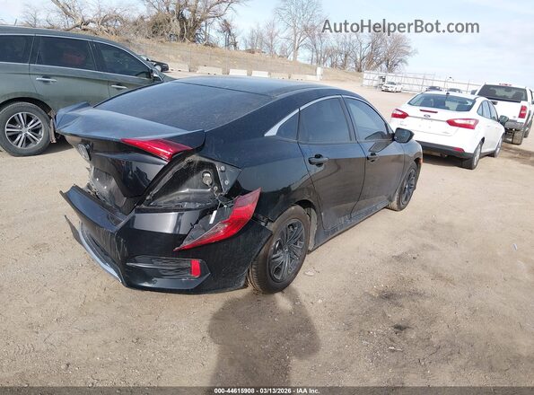 2HGFC2F65KH575400 2019 HONDA CIVIC Black Задня права чверть