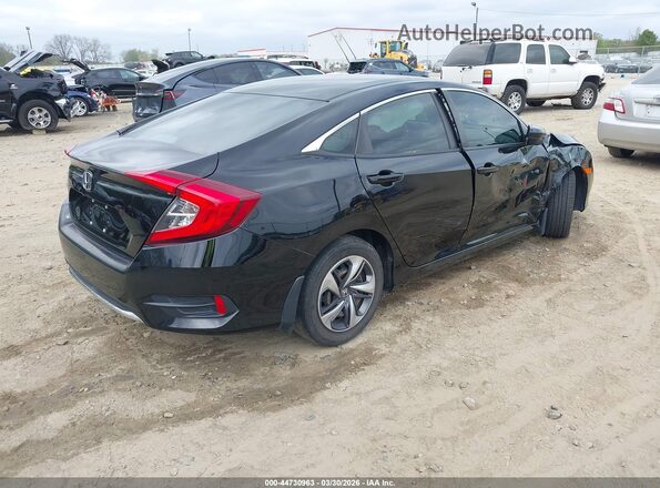 2HGFC2F66MH540013 2021 HONDA CIVIC Черный Задняя правая четверть