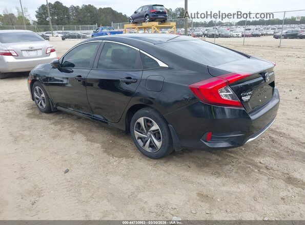 2HGFC2F66MH540013 2021 HONDA CIVIC Черный Задняя левая четверть