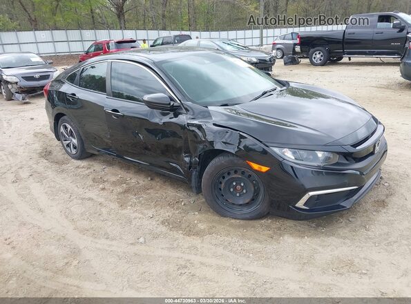 2HGFC2F66MH540013 2021 HONDA CIVIC Черный Передняя правая четверть