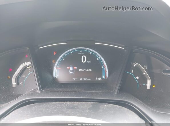 2HGFC2F66MH540013 2021 HONDA CIVIC Черный Вид задних сидений