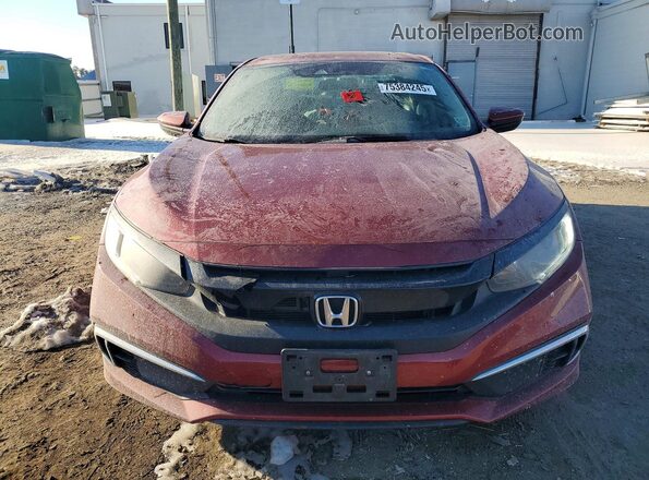 2HGFC2F67LH548264 2020 HONDA CIVIC Красный Вид спереди