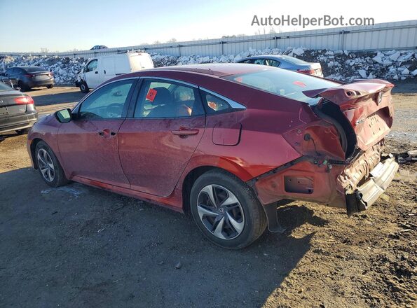 2HGFC2F67LH548264 2020 HONDA CIVIC Красный Задняя левая четверть