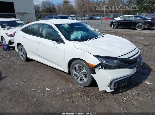 2HGFC2F67MH506582 2021 HONDA CIVIC Белый Передняя правая четверть