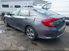 2020 Honda Civic Lx Gray vin: 2HGFC2F68LH506038