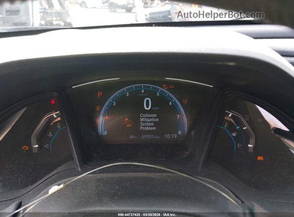 2HGFC2F68LH506038 2020 HONDA CIVIC Gray Widok tylnych siedzeń