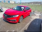 2019 Honda Civic Lx Red vin: 2HGFC2F6XKH535684
