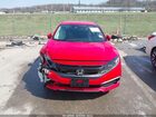 2019 Honda Civic Lx Red vin: 2HGFC2F6XKH535684
