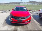 2019 Honda Civic Lx Red vin: 2HGFC2F6XKH535684