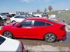 2019 Honda Civic Lx Red vin: 2HGFC2F6XKH535684