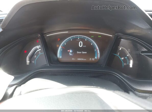 2HGFC2F6XKH535684 2019 HONDA CIVIC Red Widok tylnych siedzeń