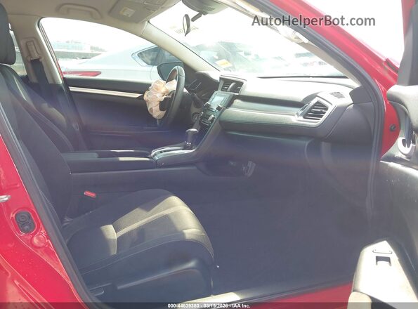 2HGFC2F6XKH535684 2019 HONDA CIVIC Red Widok wnętrza z przodu