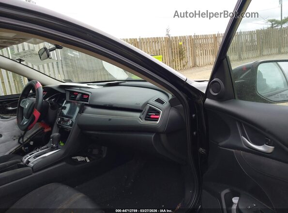 2HGFC2F72JH542085 2018 HONDA CIVIC Черный Вид салона спереди