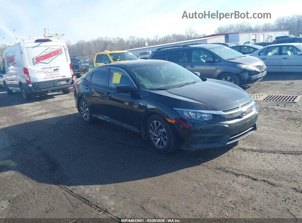 2HGFC2F73JH563043 2018 HONDA CIVIC Черный Передняя правая четверть