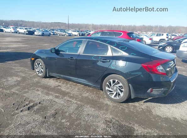 2HGFC2F73JH563043 2018 HONDA CIVIC Черный Задняя левая четверть