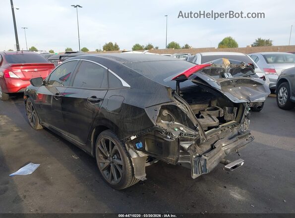 2HGFC2F80LH590261 2020 HONDA CIVIC Черный Задняя левая четверть