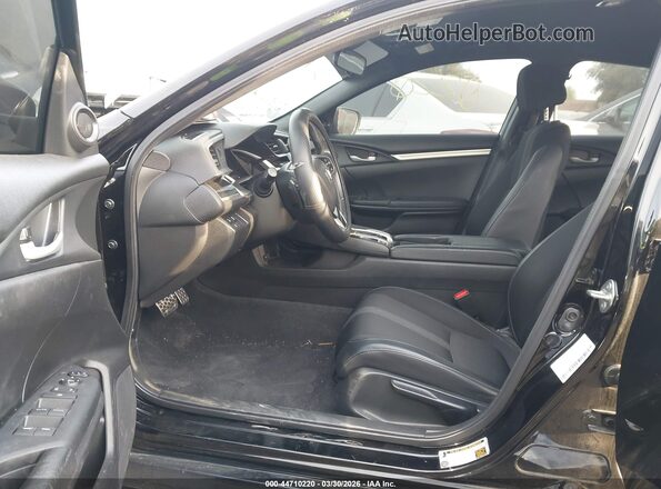 2HGFC2F80LH590261 2020 HONDA CIVIC Черный Вид салона спереди