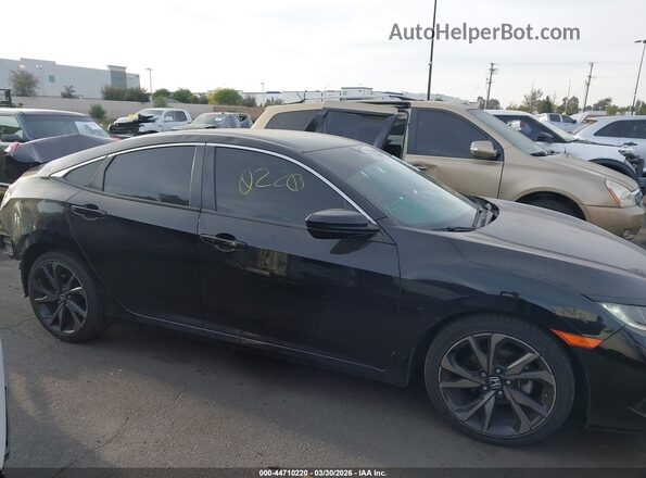 2HGFC2F80LH590261 2020 HONDA CIVIC Черный Панорамный вид салона 360°