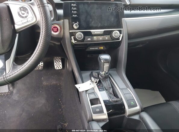 2HGFC2F80LH590261 2020 HONDA CIVIC Черный Вид панели приборов