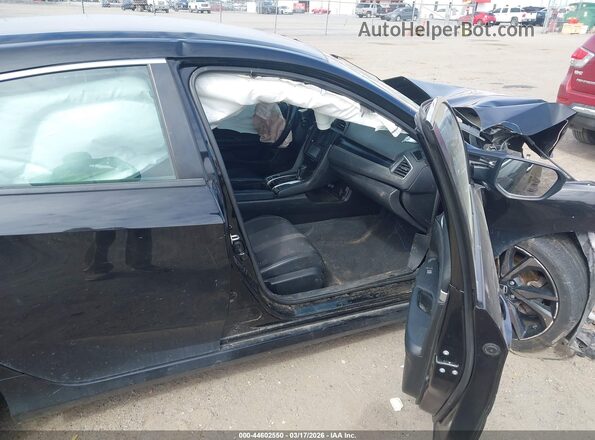 2HGFC2F80MH505792 2021 HONDA CIVIC Black წინა სალონის ხედი