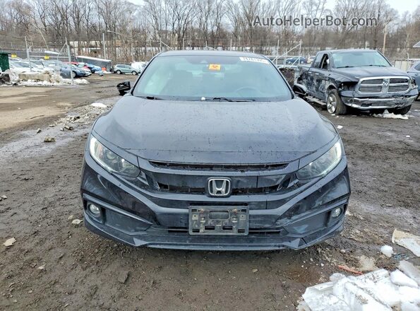 2HGFC2F88MH534862 2021 HONDA CIVIC Black წინა ხედი
