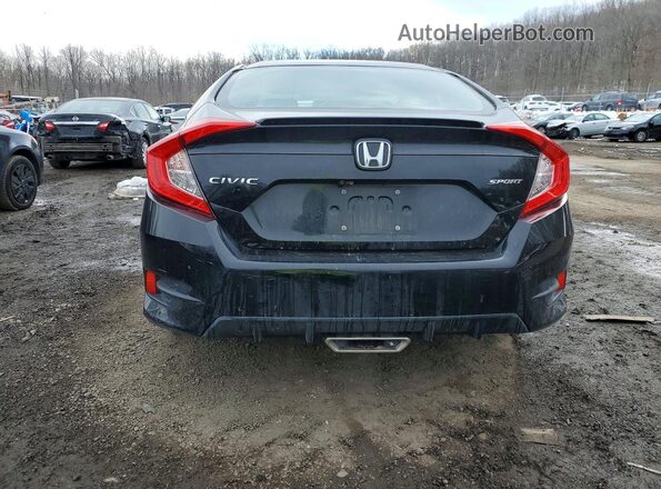 2HGFC2F88MH534862 2021 HONDA CIVIC Black უკანა ხედი