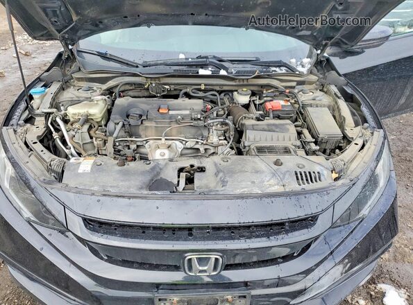 2HGFC2F88MH534862 2021 HONDA CIVIC Black უკანა სალონის ხედი