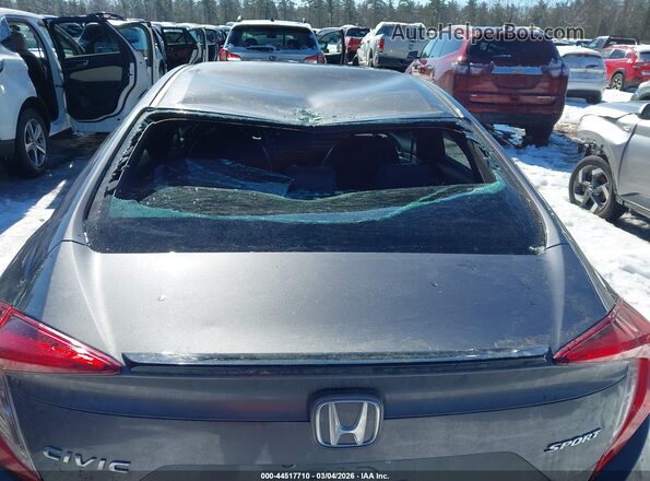 2HGFC2F89KH510602 2019 HONDA CIVIC Серый Вид спереди