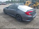2019 Honda Civic Sport Серый vin: 2HGFC2F89KH510602