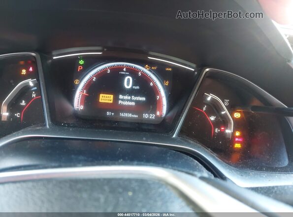 2HGFC2F89KH510602 2019 HONDA CIVIC Серый Вид задних сидений