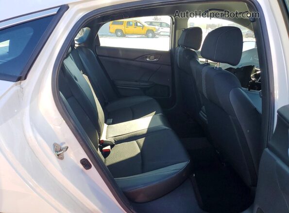 2HGFC2F89KH523009 2019 HONDA CIVIC White Widok tylnych siedzeń