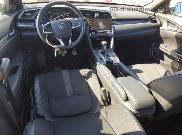 2HGFC2F89KH523009 2019 HONDA CIVIC White Widok deski rozdzielczej