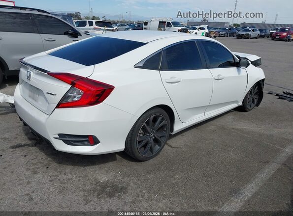 2HGFC2F8XLH555758 2020 HONDA CIVIC Белый Задняя правая четверть