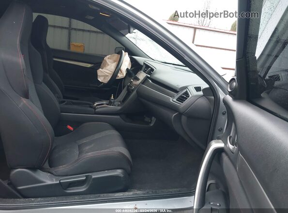 2HGFC3A52KH753218 2019 HONDA CIVIC SI Серебряный Вид салона спереди