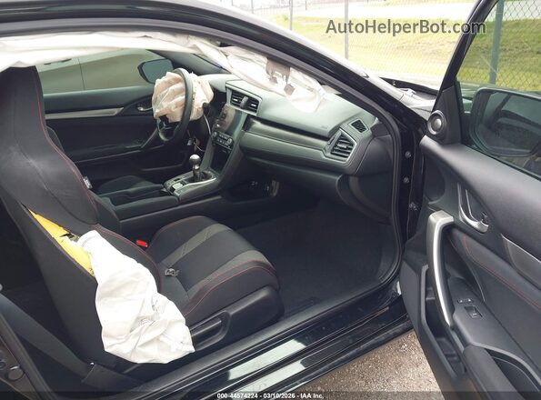 2HGFC3A52KH755308 2019 HONDA CIVIC SI Черный Вид салона спереди