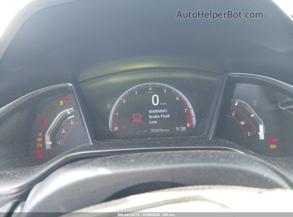 2HGFC3A57KH751934 2019 HONDA CIVIC SI Черный Вид задних сидений