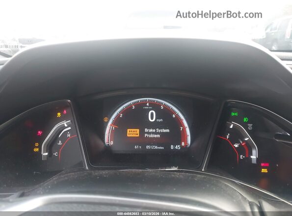 2HGFC3A59KH754673 2019 HONDA CIVIC SI Белый Вид задних сидений