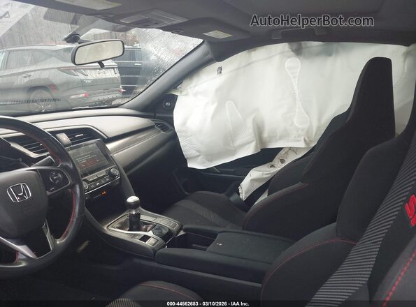 2HGFC3A59KH754673 2019 HONDA CIVIC SI Белый Вид салона спереди