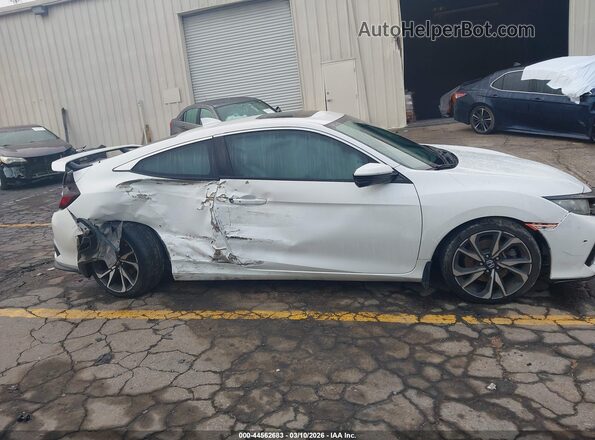 2HGFC3A59KH754673 2019 HONDA CIVIC SI Белый Вид задней части салона