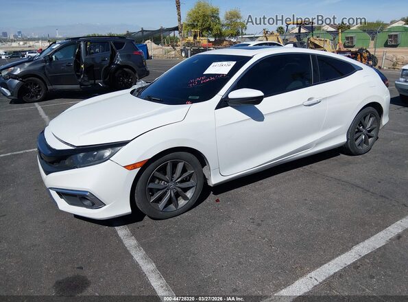 2HGFC3B34KH353027 2019 HONDA CIVIC Белый Передняя левая четверть