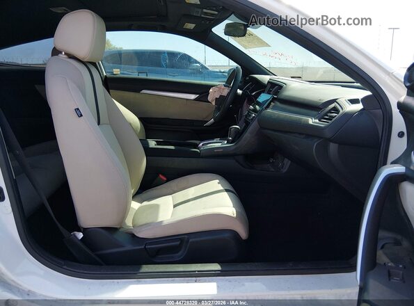 2HGFC3B34KH353027 2019 HONDA CIVIC Белый Вид салона спереди