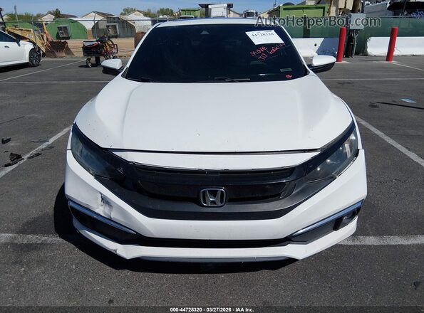 2HGFC3B34KH353027 2019 HONDA CIVIC Белый Вид щитка приборов