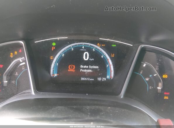 2HGFC3B34KH353027 2019 HONDA CIVIC Белый Вид задних сидений