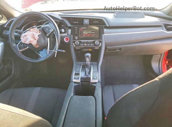 2HGFC3B37KH353779 2019 HONDA CIVIC Красный Вид панели приборов
