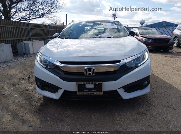 2HGFC3B71GH354789 2016 HONDA CIVIC Белый Вид задней части салона